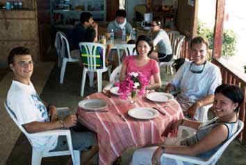 Restaurant on the beach